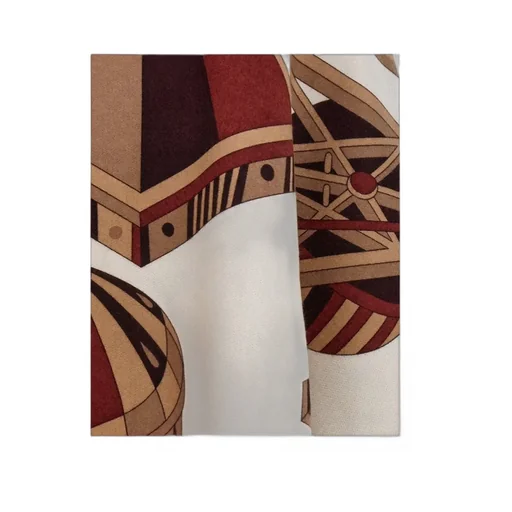 Ferragamo Nadir Print Reversible Cape
