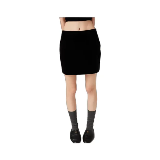 Miu Miu Zip-Up Mini Skirt