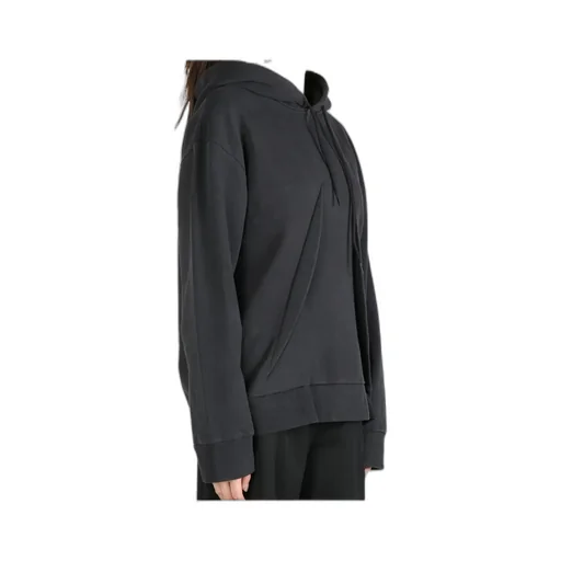 Mm6 Maison Margiela Pleat Detailed Drawstring Hoodie