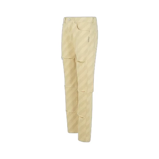 Marni Striped Straight Leg Jeans