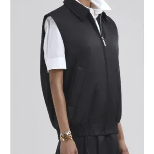 Marni Collared Zip-Up Vest