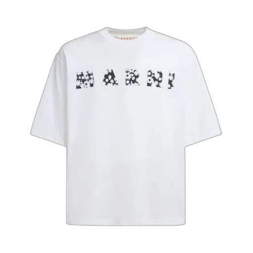 Marni Logo-Printed Crewneck T-Shirt