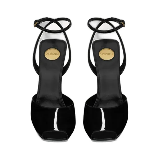 Saint Laurent La Scandale Wedge Sandals