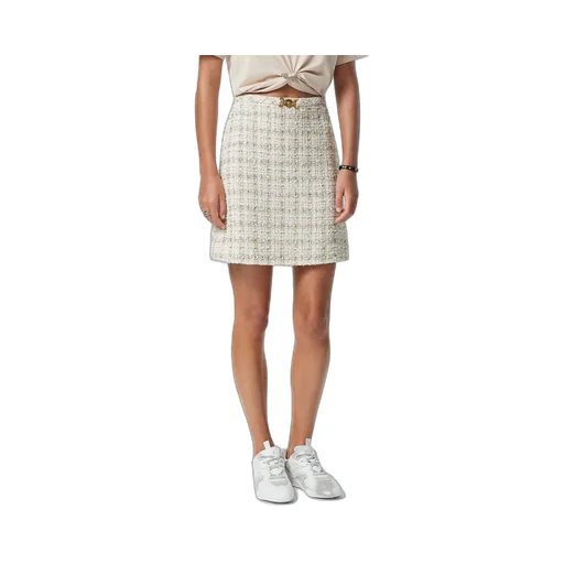 Versace Checked Tweed Mini Skirt