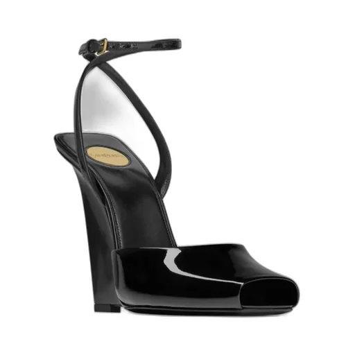 Saint Laurent La Scandale Wedge Sandals