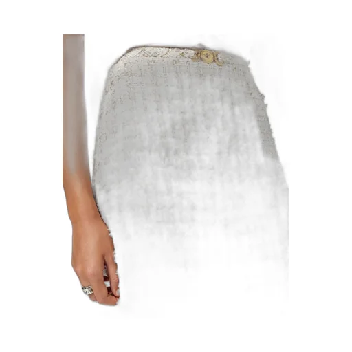 Versace Checked Tweed Mini Skirt