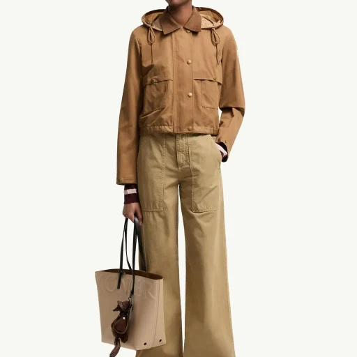 Cotton Wide Leg Trousers