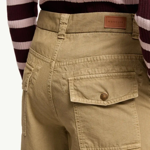 Cotton Wide Leg Trousers