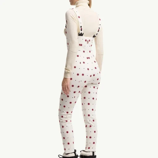 Geometric Pattern Technical Twill Ski Bib