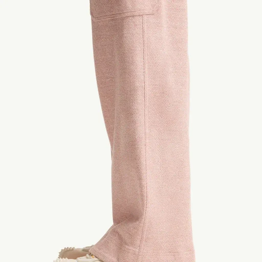 Linen & Cotton Blend Track Pants