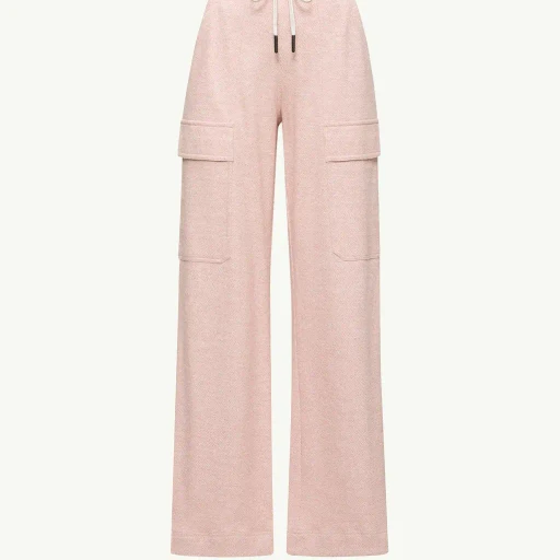 Linen & Cotton Blend Track Pants