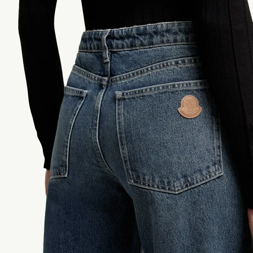 Straight Leg Bleached Jeans