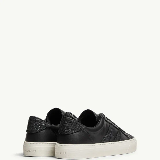 Monaco2 Leather & Glitter Trainers