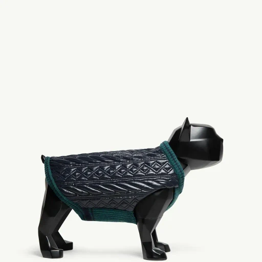Wool-Trimmed Dog Gilet