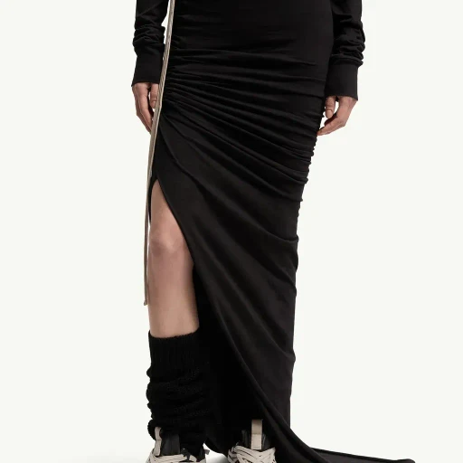 Moncler + Rick Owens Cotton Long Skirt