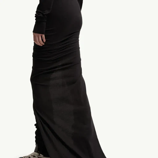 Moncler + Rick Owens Cotton Long Skirt