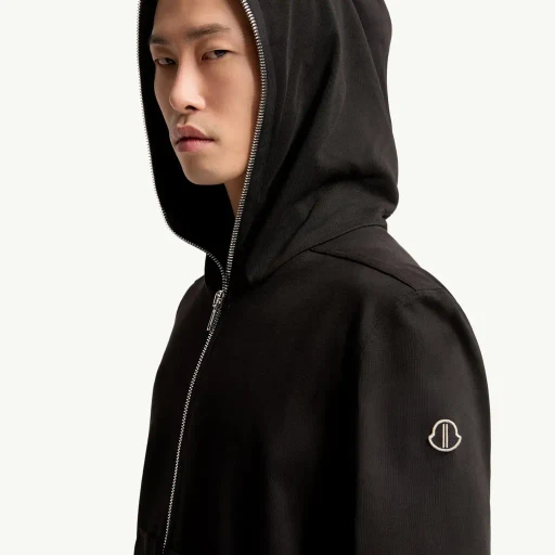 Moncler + Rick Owens Cotton Ziplock Hoodie