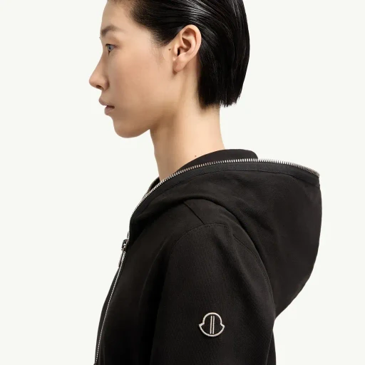 Moncler + Rick Owens Cotton Ziplock Hoodie