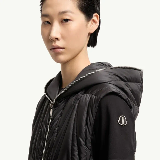 Moncler + Rick Owens Geocamo Ziplock Hooded Down Gilet