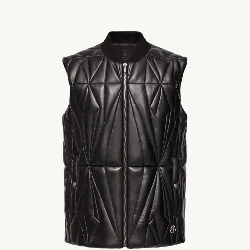 Moncler + Rick Owens Geocamo Flight Nappa Leather Gilet