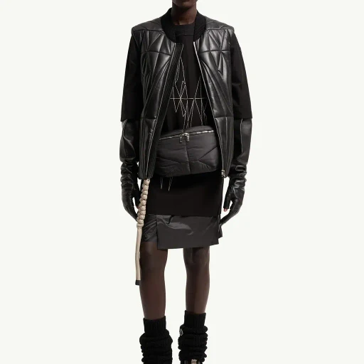 Moncler + Rick Owens Geocamo Flight Nappa Leather Gilet