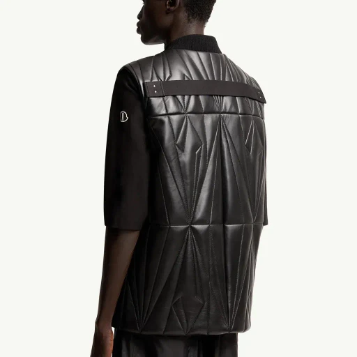 Moncler + Rick Owens Geocamo Flight Nappa Leather Gilet