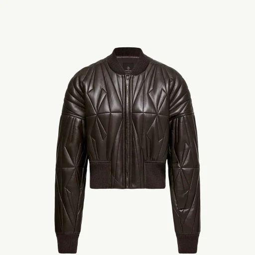 Moncler + Rick Owens Geocamo Nappa Leather Bomber Jacket