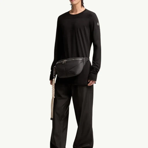 Moncler + Rick Owens Girder Long Sleeve Cotton T-Shirt