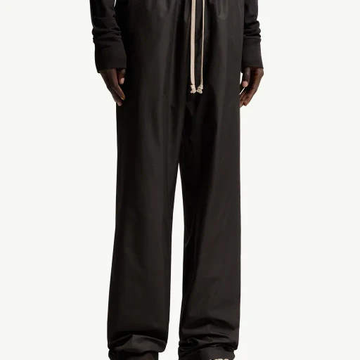Moncler + Rick Owens Straight Leg Taffeta Trousers