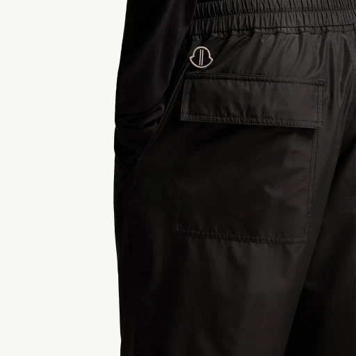 Moncler + Rick Owens Straight Leg Taffeta Trousers