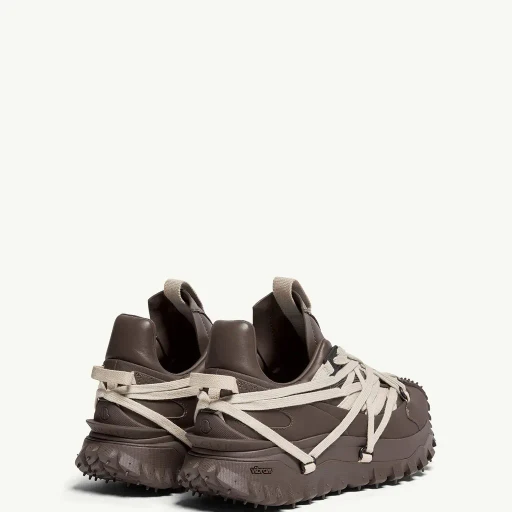 Moncler + Rick Owens Trailgrip Megalace Leather Trainers