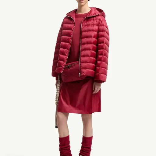 Moncler + Rick Owens Ziplock Hooded Short Down Jacket