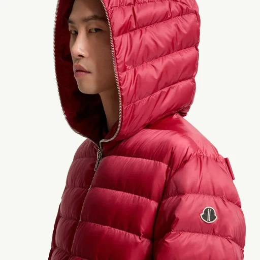 Moncler + Rick Owens Ziplock Hooded Short Down Jacket