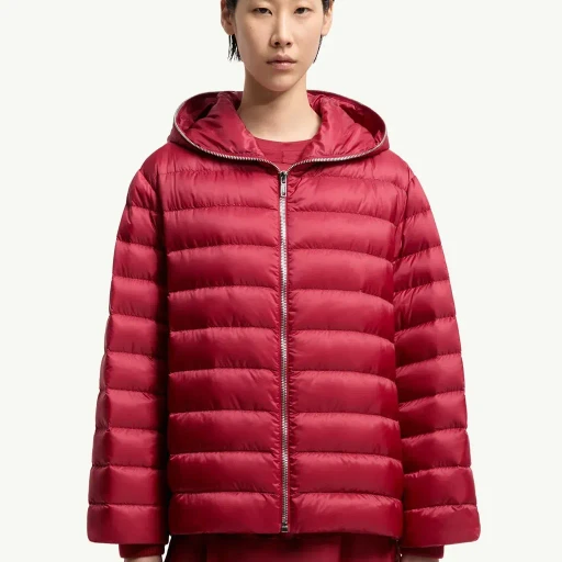 Moncler + Rick Owens Ziplock Hooded Short Down Jacket