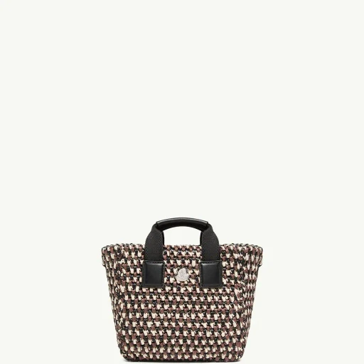 Micro Caradoc Raffia Tote Bag