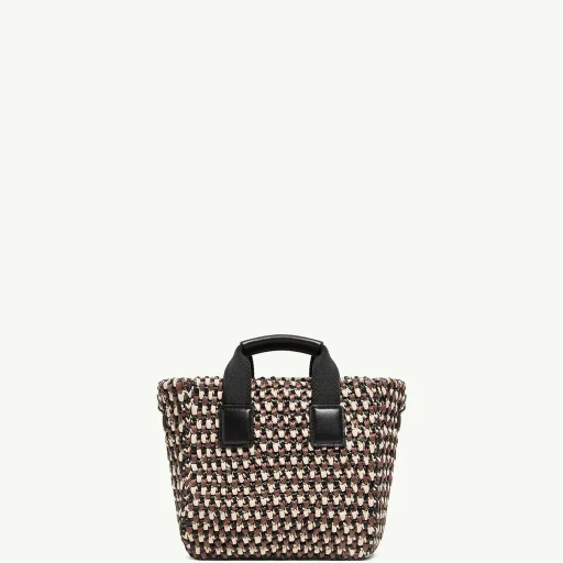 Micro Caradoc Raffia Tote Bag