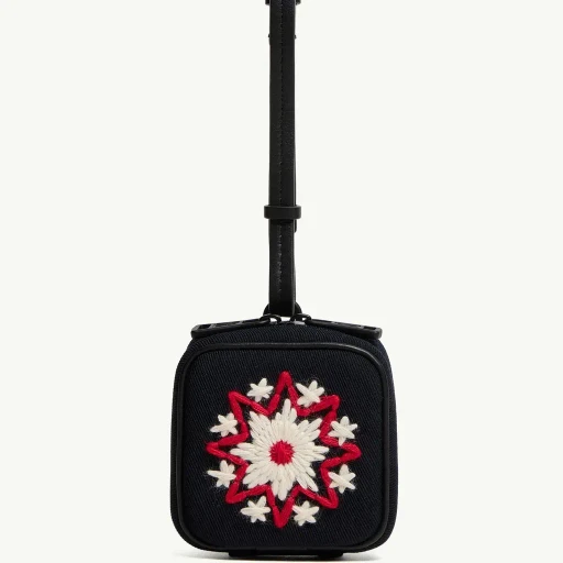 Embroidered Mini Pouch