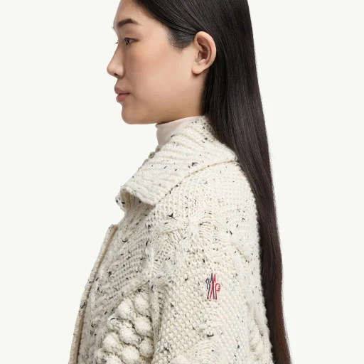 Wool Blend Tassel Cape
