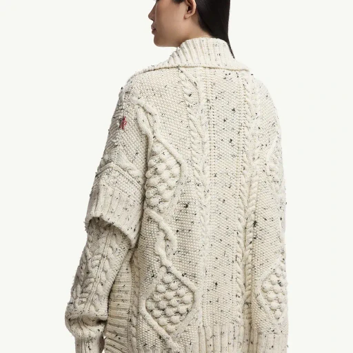 Wool Blend Tassel Cape