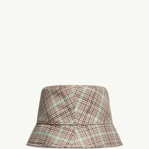 Checked Bucket Hat