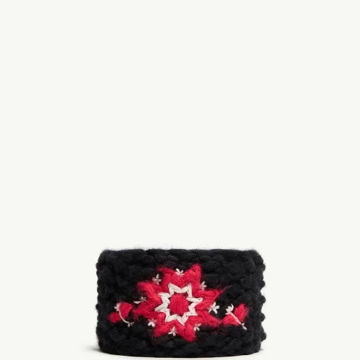 Embroidered Floral Headband
