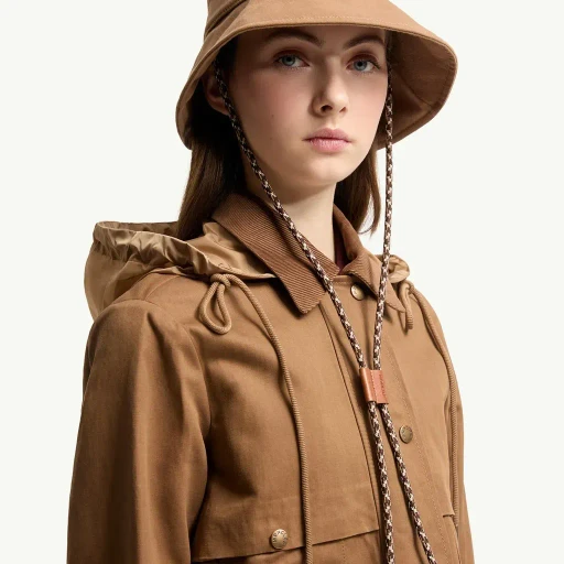 Logo Cotton Gabardine Bucket Hat