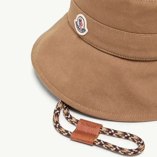 Logo Cotton Gabardine Bucket Hat