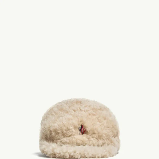 Shearling & Gore-Tex Trim Cap