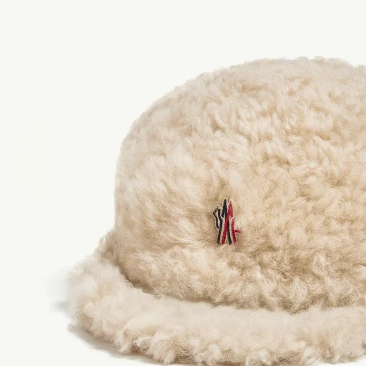 Shearling & Gore-Tex Trim Cap