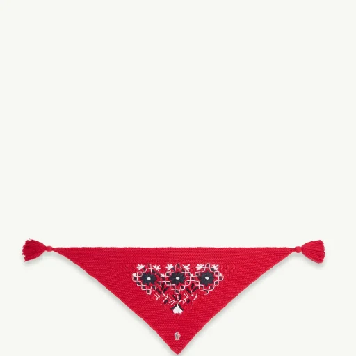 Embroidered Floral Scarf