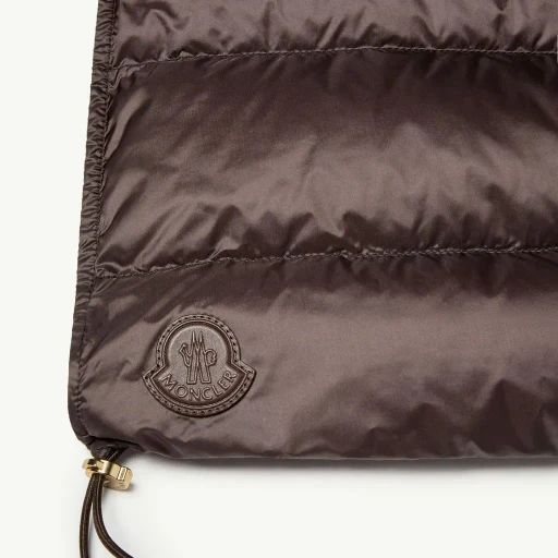 Hooded Down-Filled Teddy Bib