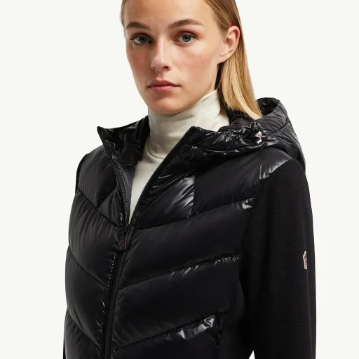 Padded Fleece Zip-Up Hoodie