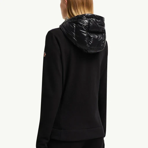 Padded Fleece Zip-Up Hoodie