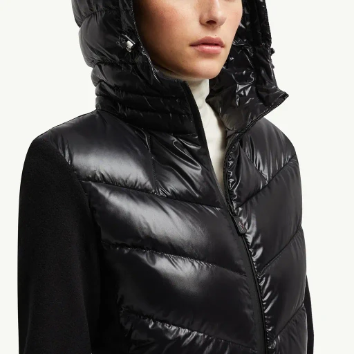 Padded Fleece Zip-Up Hoodie
